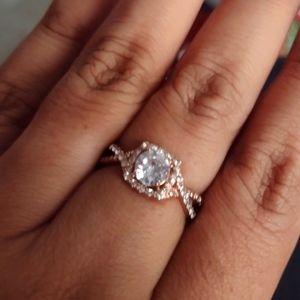 Austrian Crystal & Cubic Zirconia Halo Crossover